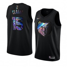 Black Memphis Grizzlies Brandon Clarke Iridescent HWC Collection 2021 Limited Jersey