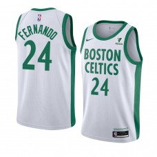 Boston Celtics Bruno Fernando City Edition Jersey White