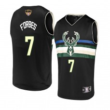 Milwaukee Bucks Bryn Forbes 2021 NBA Finals Statement Edition Jersey Black