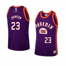 Phoenix Suns Cameron Johnson Hardwood Classics Fashion Jersey Purple