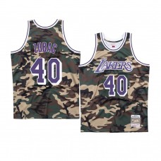 Los Angeles Lakers #40 Ivica Zubac Camo Woodland Camo Jersey