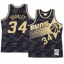 Phoenix Suns Charles Barkley Black Black Toile Jersey