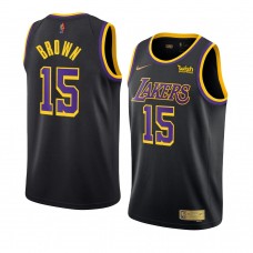 Lakers Chaundee Brown Men's Earned Edition Jersey Black