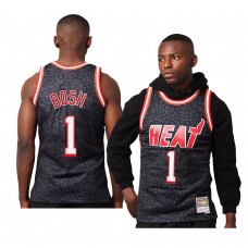 Miami Heat Chris Bosh Wild Life HWC Swingman Jersey Black