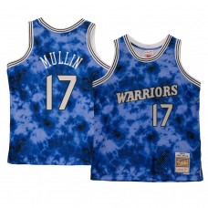 Golden State Warriors Chris Mullin Galaxy Hardwood Classics Jersey Blue