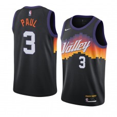 Phoenix Suns Chris Paul Black City Edition Jersey