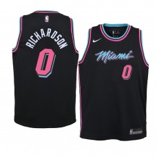 2018-19 Youth Miami Heat Josh Richardson Name  City Edition Jersey Black