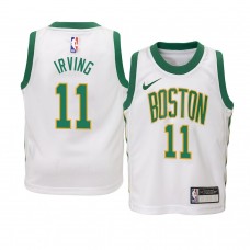 2018-19 Youth Boston Celtics Kyrie Irving Name  City Edition Jersey White