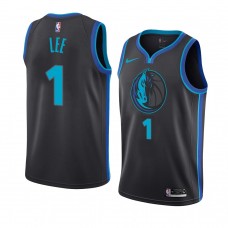 2018-19 Black Dallas Mavericks Courtney Lee Name  City Edition Jersey Men's