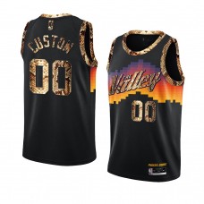 Phoenix Suns Custom Python Skin 2021 Exclusive Edition Jersey Black