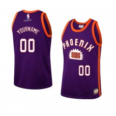 Phoenix Suns Custom Hardwood Classics Fashion Jersey Purple