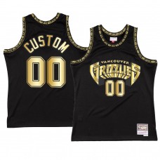 Memphis Grizzlies Custom Throwback 90s Golden Collection Jersey Black