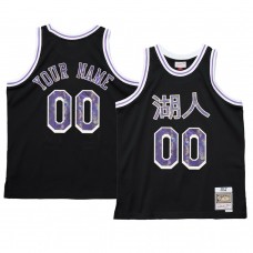 Custom Los Angeles Lakers 2021 Lunar New Year Jersey OX Black