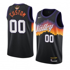 Suns Custom 2021 NBA Playoffs Jersey Black