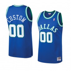 Custom Dallas Mavericks Heritage Classic Jersey Blue