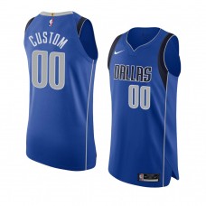 Dallas Mavericks Custom Authentic Jersey Swingman Blue