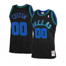 Dallas Mavericks Custom 2021 Reload 2.0 Throwback Jersey Black