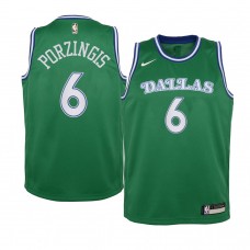 2020-21 Dallas Mavericks Kristaps Porzingis City Edition Throwback Jersey