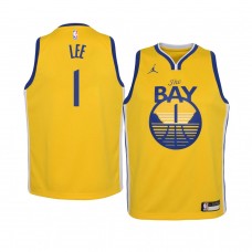 Damion Lee Golden State Warriors Statement Jersey Gold