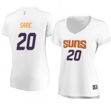 Suns Dario Saric Women's Association Edition Player Jersey White