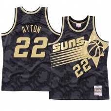 Phoenix Suns Deandre Ayton Black Toile Jersey