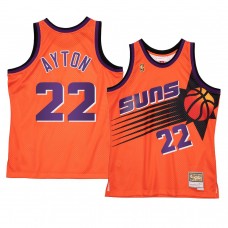 Phoenix Suns Deandre Ayton Reload 2.0 Hardwood Classics Jersey Orange