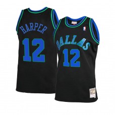 Dallas Mavericks Derek Harper 2021 Reload 2.0 Throwback Jersey Black