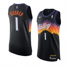 Phoenix Suns Devin Booker City Edition Authentic Jersey Black