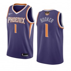 Phoenix Suns Devin Booker 2021 NBA Finals Jersey Purple