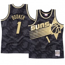 Phoenix Suns Devin Booker Black Black Toile Jersey