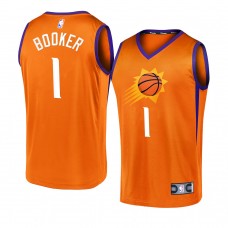 Devin Booker Phoenix Suns Replica Jersey Statement Orange