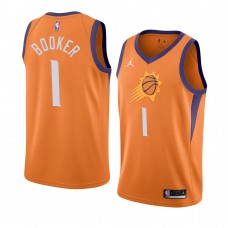 Devin Booker Phoenix Suns Statement Jersey Orange