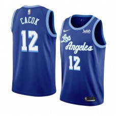 Los Angeles Lakers Devontae Cacok Hardwood Classics Jersey Swingman Royal