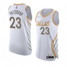 Devonte Patterson Dallas Mavericks City Edition Authentic Jersey 2020-21 White