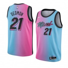 Miami Heat Dewayne Dedmon City Swingman Jersey Pink Blue