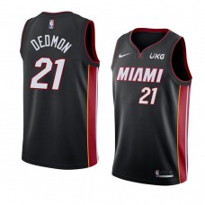 Miami Heat Dewayne Dedmon Icon Edition Swingman Jersey Black