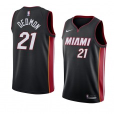 Miami Heat Dewayne Dedmon Icon Edition Swingman Jersey Black