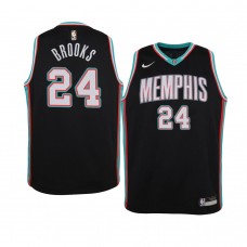 Memphis Grizzlies Dillon Brooks Black Hardwood Classics Jersey