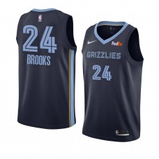 Memphis Grizzlies Dillon Brooks Icon Edition Jersey Swingman Navy