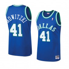 Dirk Nowitzki Dallas Mavericks Heritage Classic Jersey Blue