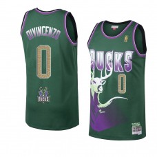 Bucks 2021 Donte DiVincenzo Hardwood Classics Buckskins limited Jersey Green