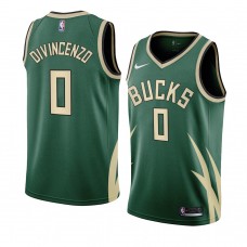 Donte DiVincenzo Milwaukee Bucks Earned Edition Jersey 2020-21 Green