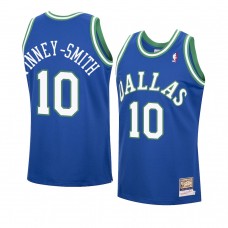 Dallas Mavericks Dorian Finney-Smith Hardwood Classics Authentic Jersey Blue