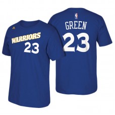 Golden State Warriors# 23 Draymond Green Short Sleeved T-Shirt Royal Blue Crossover Jersey