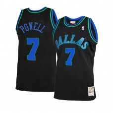 Dallas Mavericks Dwight Powell 2021 Reload 2.0 Throwback Jersey Black