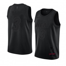 Men's Miami Heat #3 Dwyane Wade Nike Black MVP Swingman Jersey