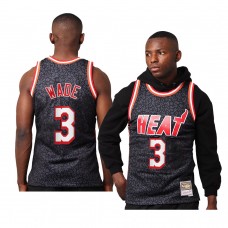 Miami Heat Dwyane Wade Wild Life HWC Swingman Jersey Black