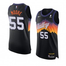 Phoenix Suns E'Twaun Moore City Edition Authentic Jersey Black