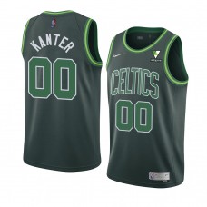 Celtics Enes Kanter Men's Earned Edition Jersey Green