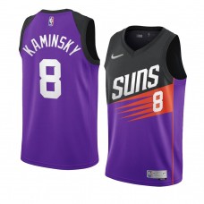 Phoenix Suns 2021 Frank Kaminsky Earned Edition Swingman Jersey Purple